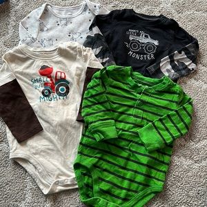 Toddler long sleeve onsie bundle